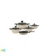 سرویس قابلمه 9 پارچه گرانیتی NS-6046