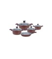 سرویس قابلمه 9 پارچه گرانیتی NS-6046