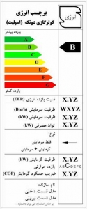 برچسپ انرژی کولرگازی