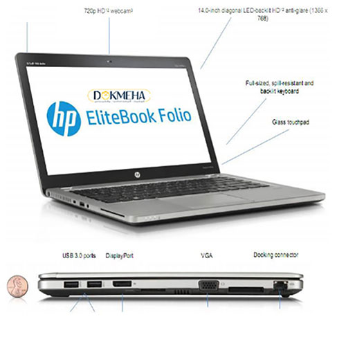 ارتباطات لپ تاپ اچ پی elitebook9480m
